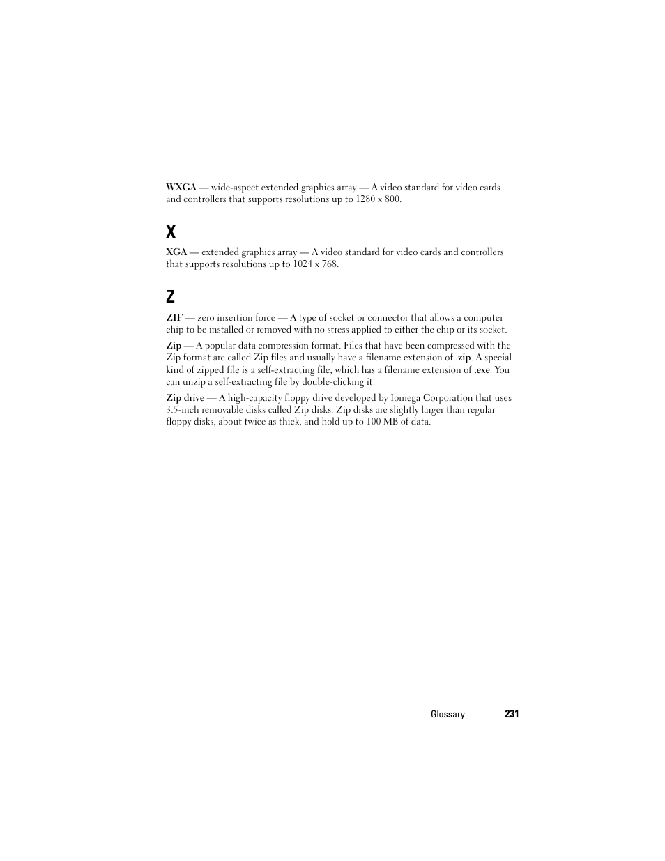 Dell Vostro 1700 (Early 2009) User Manual | Page 231 / 240