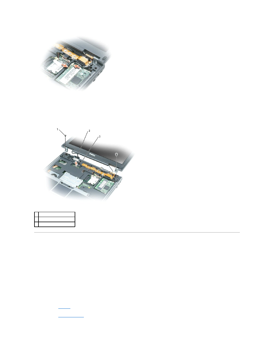 Replacing the display assembly | Dell Latitude D410 User Manual | Page 12 / 38