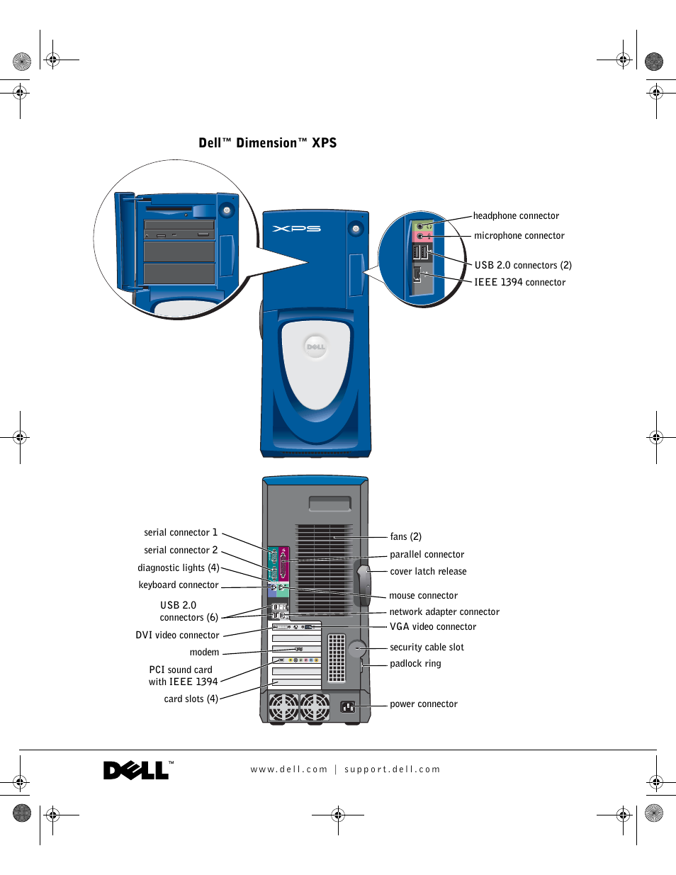 Dell XPS/Dimension XPS Gen 2 User Manual | 142 pages