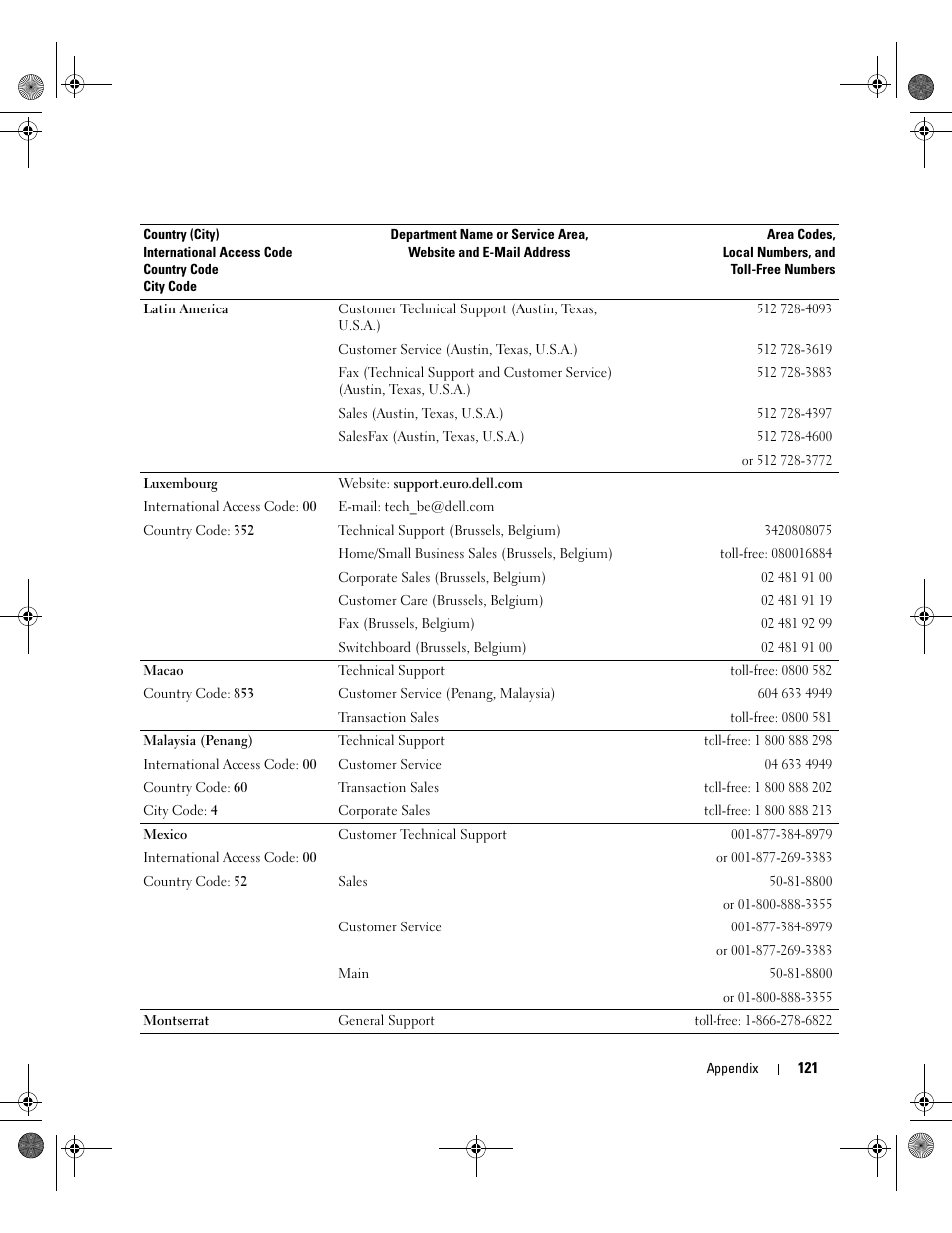 Dell XPS/Dimension XPS Gen 2 User Manual | Page 121 / 142