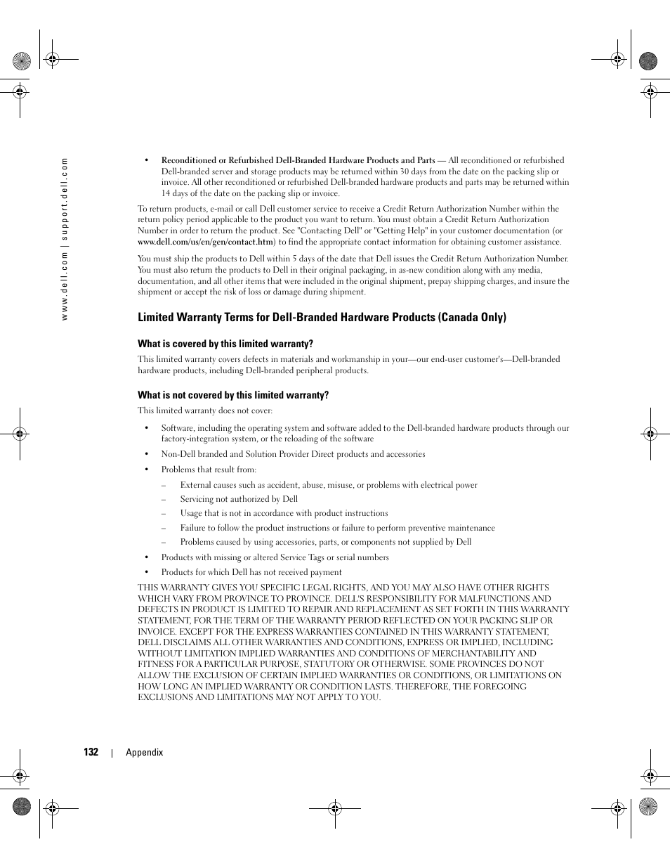 Dell XPS/Dimension XPS Gen 2 User Manual | Page 132 / 142