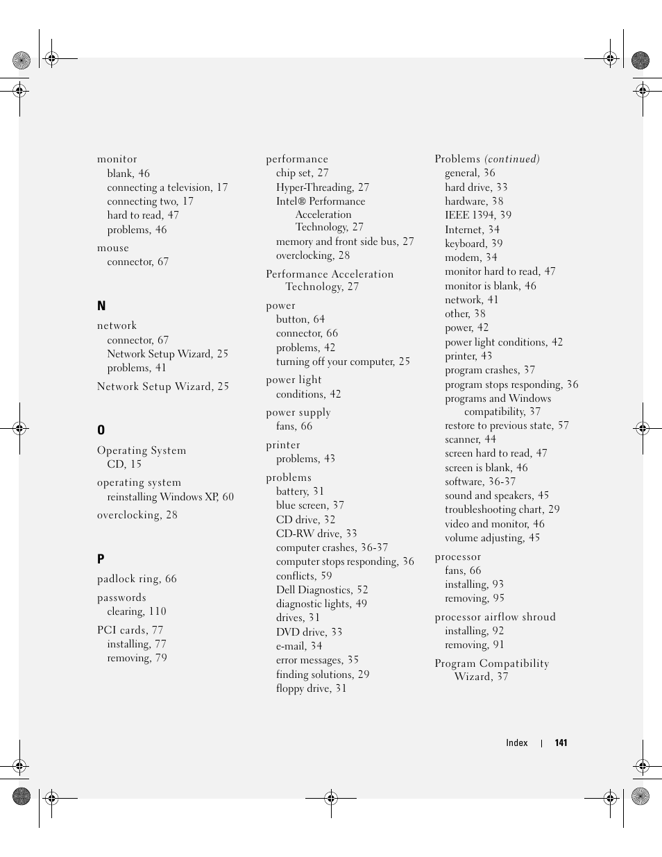 Dell XPS/Dimension XPS Gen 2 User Manual | Page 141 / 142