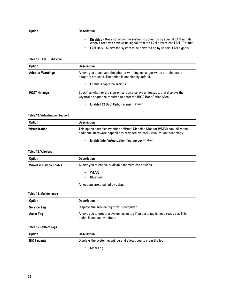 Dell Latitude 10e ST2E (Early 2013) User Manual | Page 26 / 37