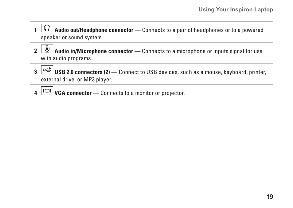 Dell Inspiron 14 (M4010, Mid 2010) User Manual | Page 21 / 92