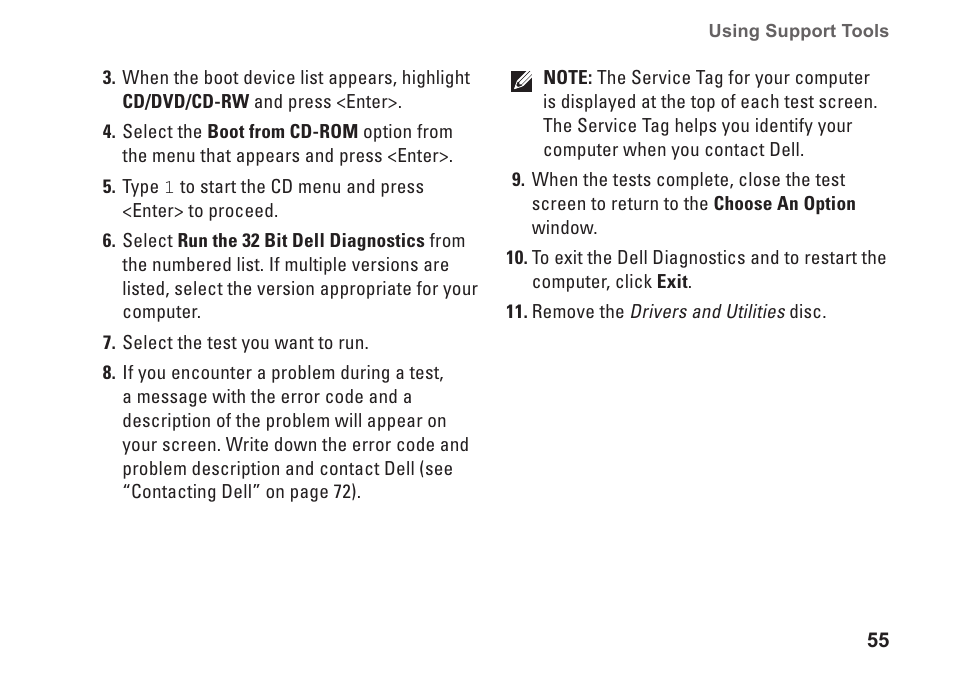 Dell Inspiron 14 (M4010, Mid 2010) User Manual | Page 57 / 92