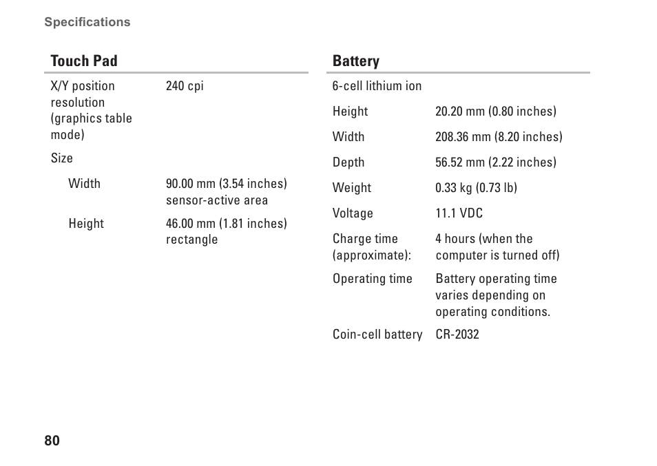 Dell Inspiron 14 (M4010, Mid 2010) User Manual | Page 82 / 92