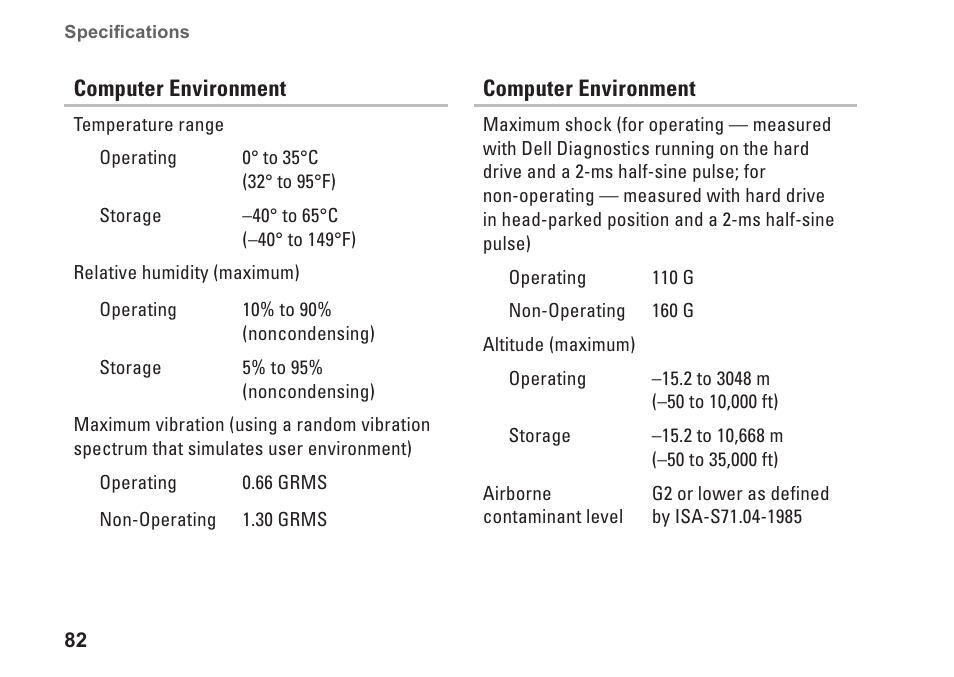 Dell Inspiron 14 (M4010, Mid 2010) User Manual | Page 84 / 92