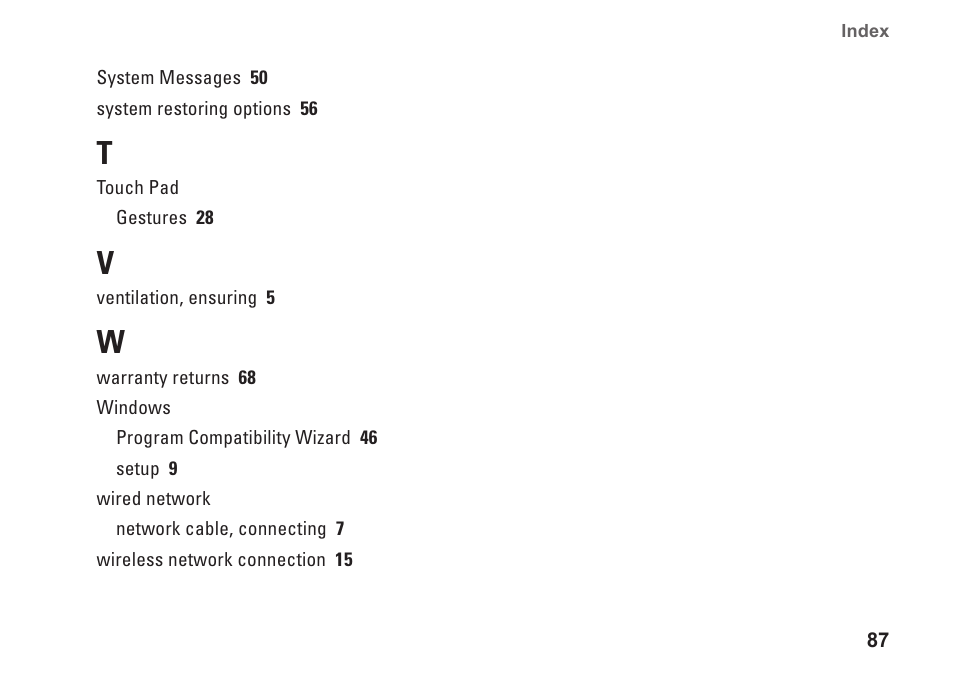 Dell Inspiron 14 (M4010, Mid 2010) User Manual | Page 89 / 92