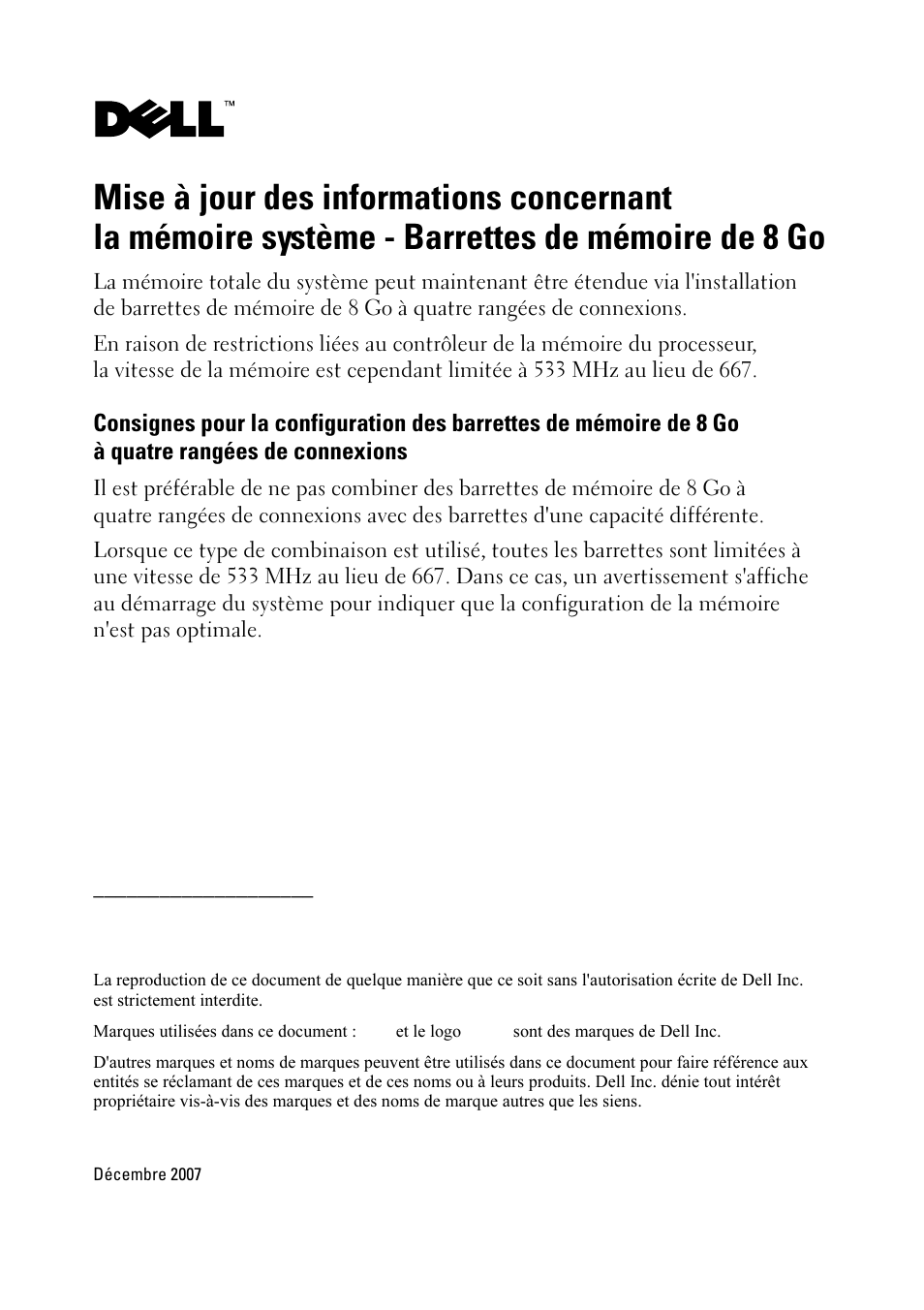 Dell PowerEdge 6950 User Manual | Page 3 / 7