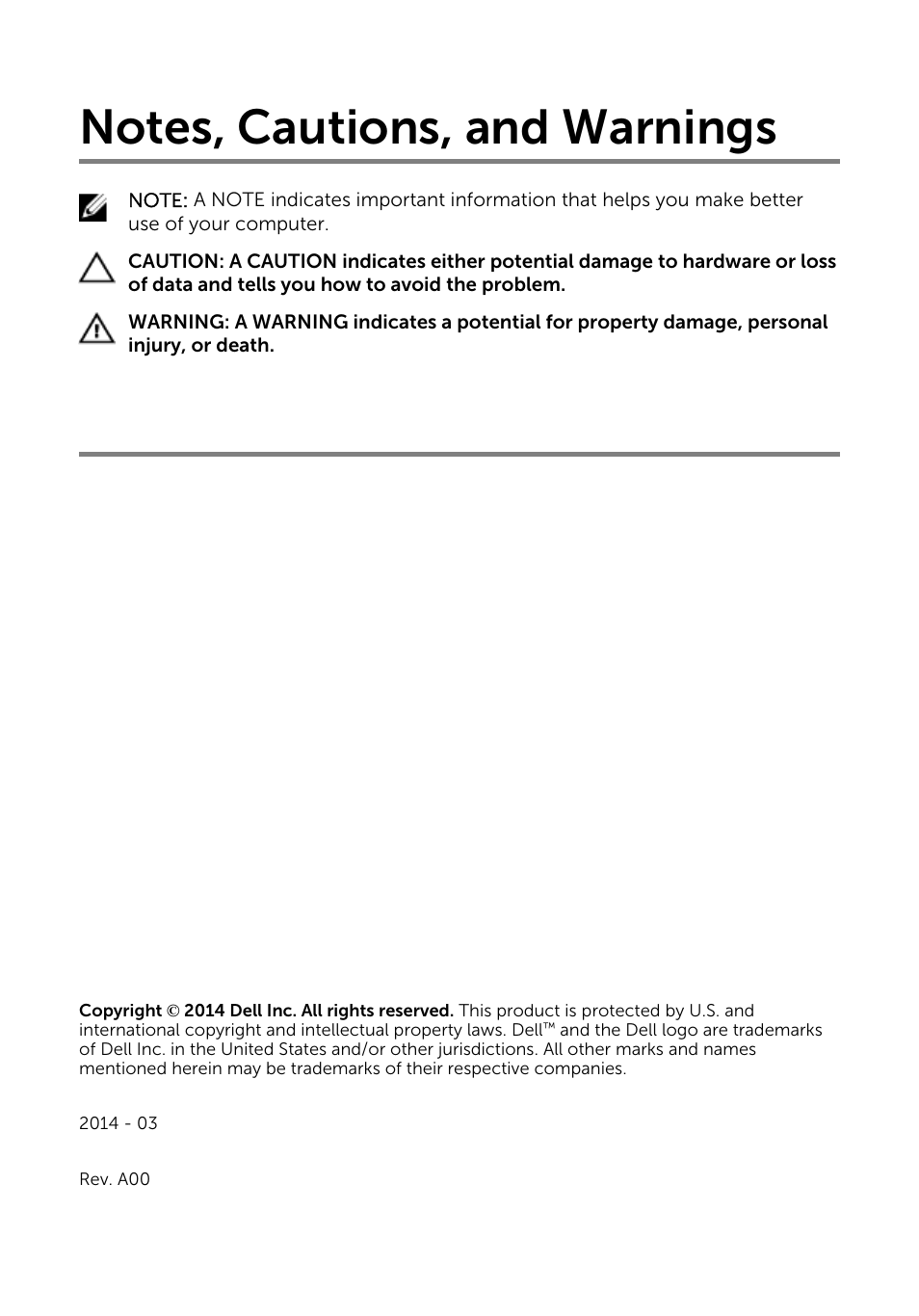 Dell Inspiron 20 (3045, Early 2014) User Manual | Page 2 / 80