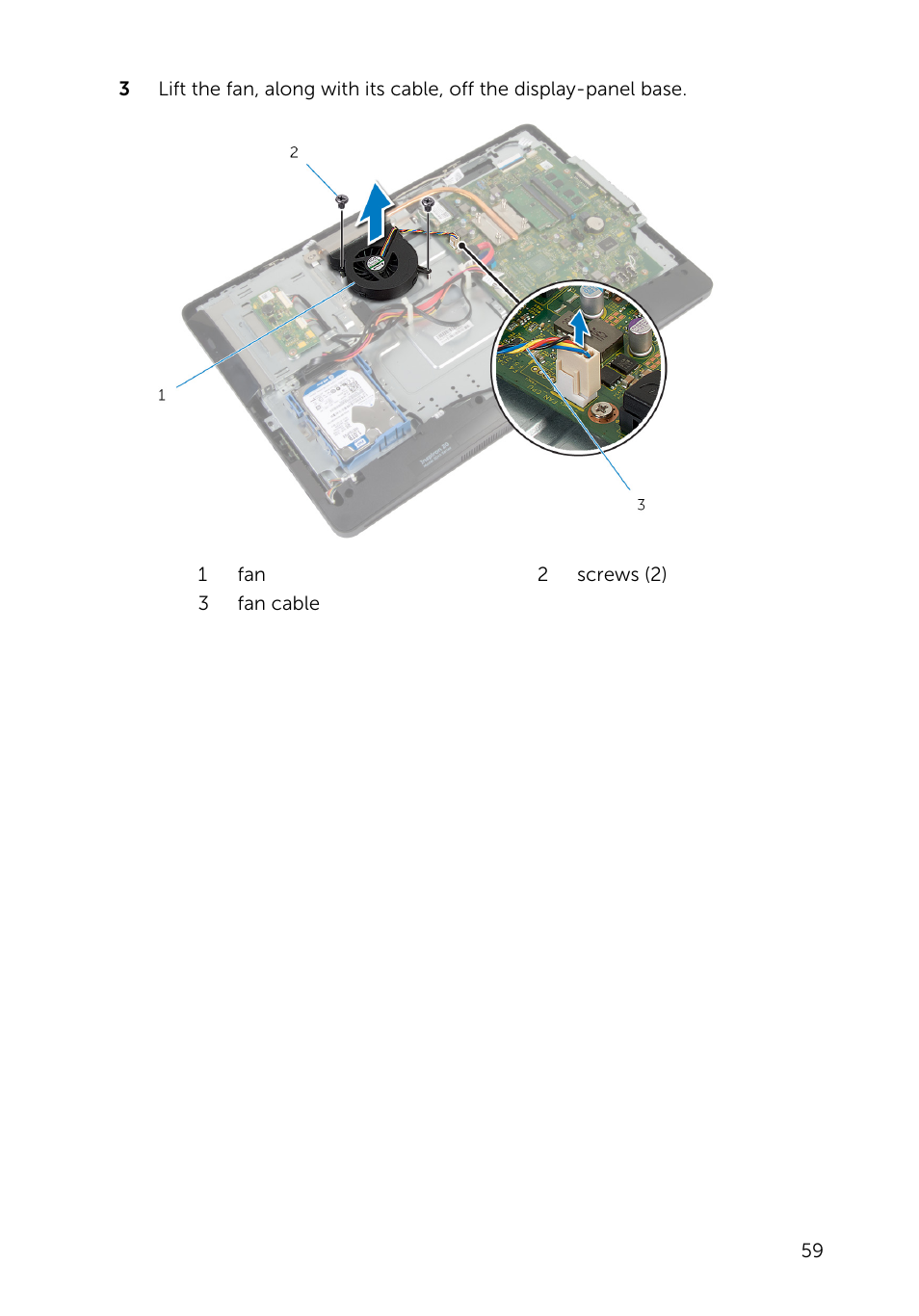 Dell Inspiron 20 (3045, Early 2014) User Manual | Page 59 / 80