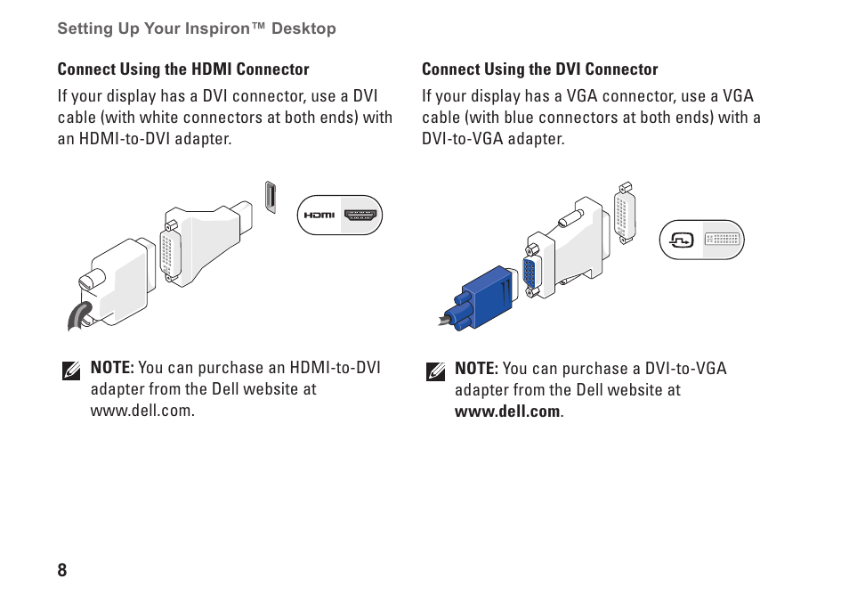 Dell Inspiron 535s (Early 2009) User Manual | Page 10 / 66