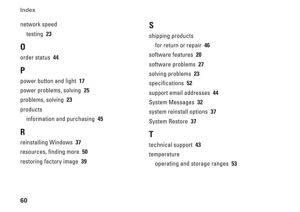 Dell Inspiron 535s (Early 2009) User Manual | Page 62 / 66