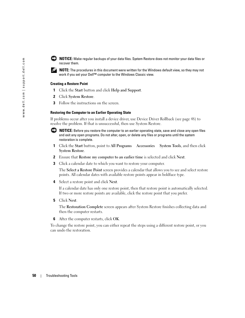 Dell Dimension 5100C User Manual | Page 50 / 128