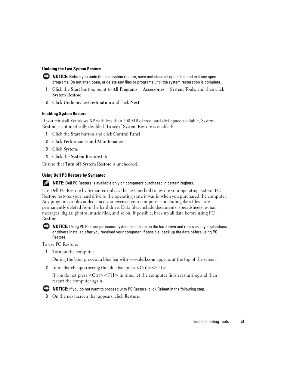 Dell Dimension 5100C User Manual | Page 51 / 128