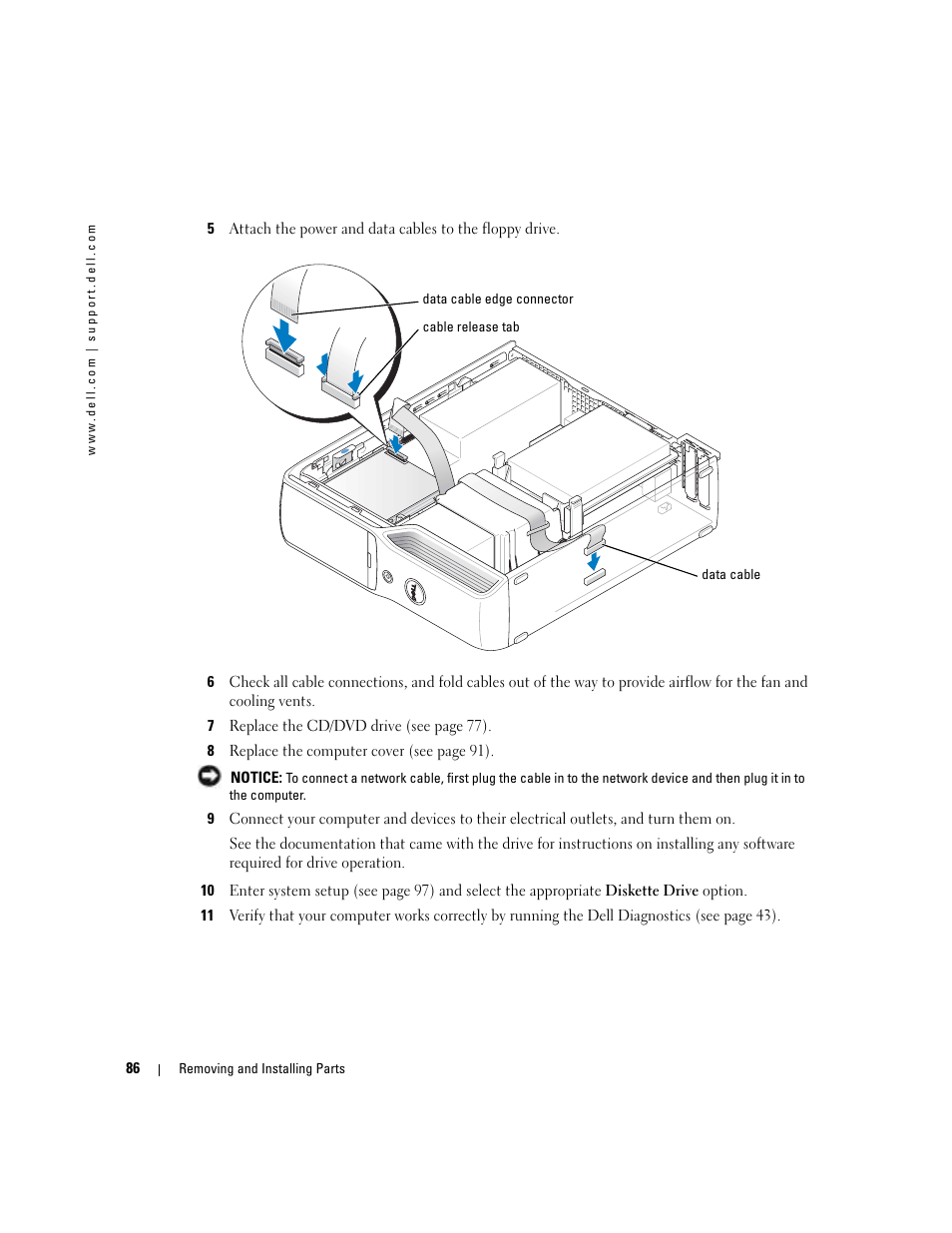 Dell Dimension 5100C User Manual | Page 86 / 128