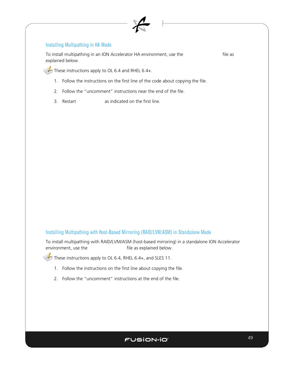 Installing multipathing in ha mode | Dell Acceleration Appliances for Databases User Manual | Page 56 / 89