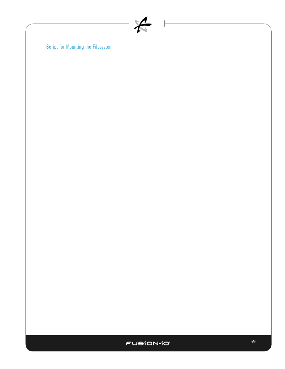 Script for mounting the filesystem | Dell Acceleration Appliances for Databases User Manual | Page 66 / 89