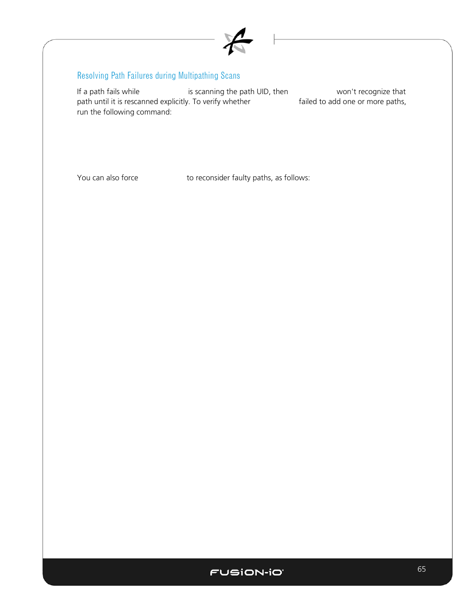Resolving path failures during multipathing scans | Dell Acceleration Appliances for Databases User Manual | Page 72 / 89