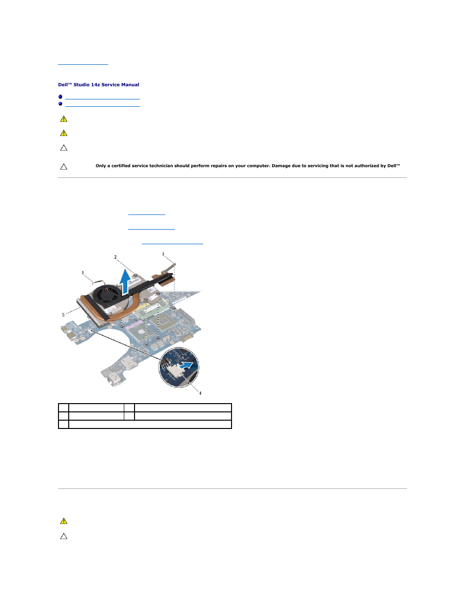 Processor heat sink, Removing the processor heat sink, Replacing the processor heat sink | Dell Studio 1440 (Mid 2009) User Manual | Page 15 / 53