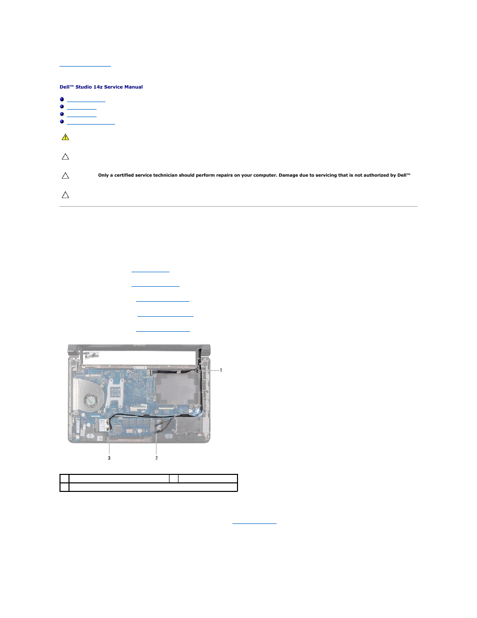 Display, Display assembly, Removing the display assembly | Dell Studio 1440 (Mid 2009) User Manual | Page 17 / 53