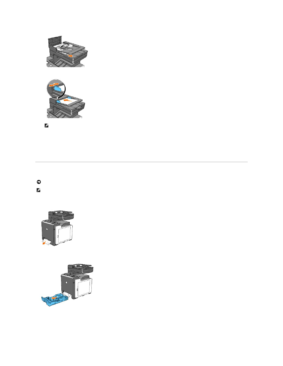 Clearing paper jams from the single sheet feeder | Dell 2135cn Color Laser Printer User Manual | Page 135 / 260