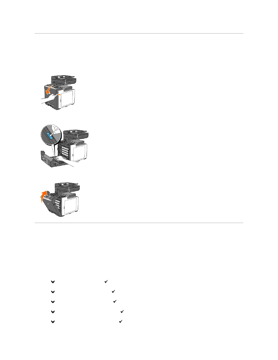 Cleaning the ctd sensor inside the printer, Adjusting color registration, Printing the color registration chart | Dell 2135cn Color Laser Printer User Manual | Page 178 / 260