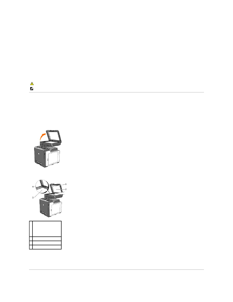 Cleaning the scanner | Dell 2135cn Color Laser Printer User Manual | Page 182 / 260