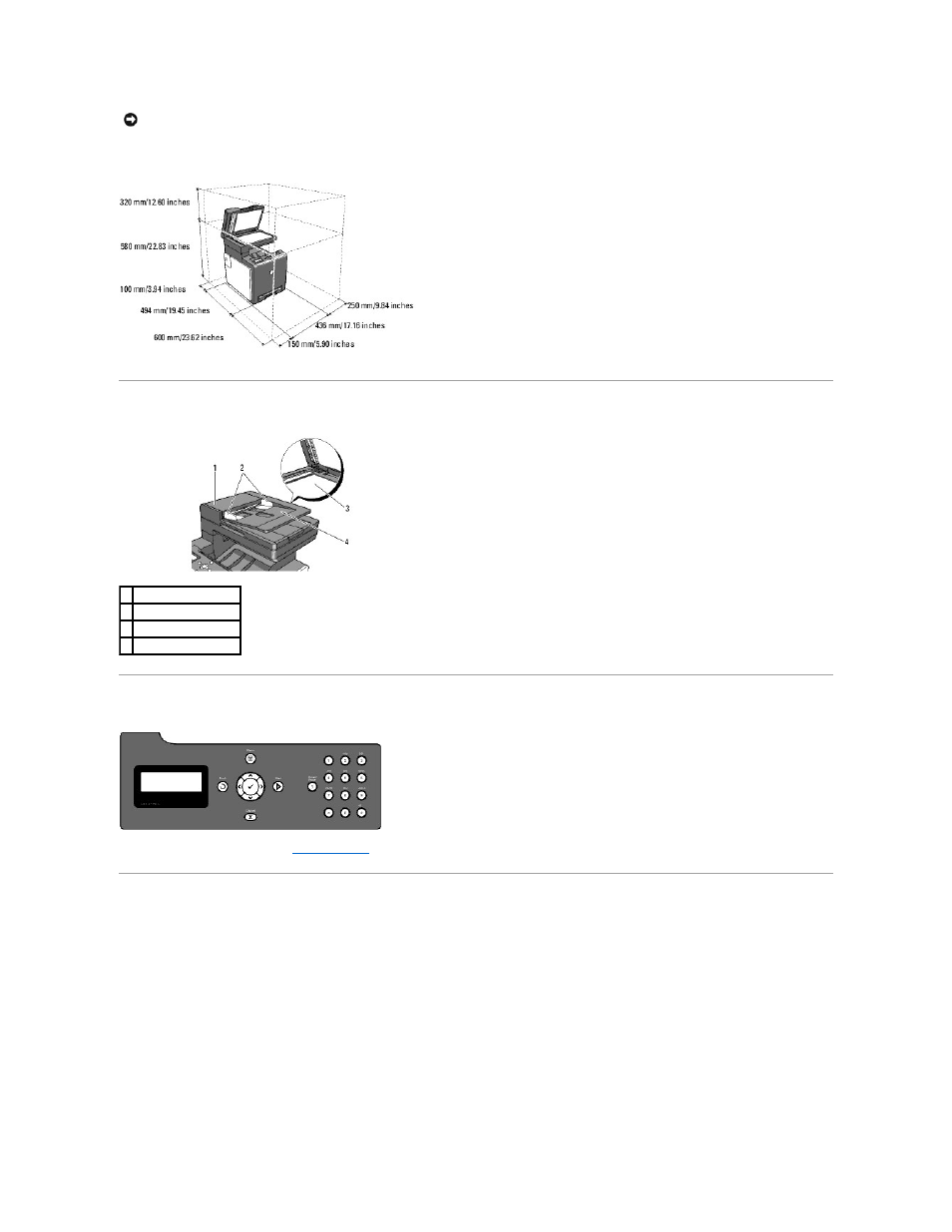 Automatic document feeder (adf), Operator panel, Protecting your printer | Dell 2135cn Color Laser Printer User Manual | Page 202 / 260