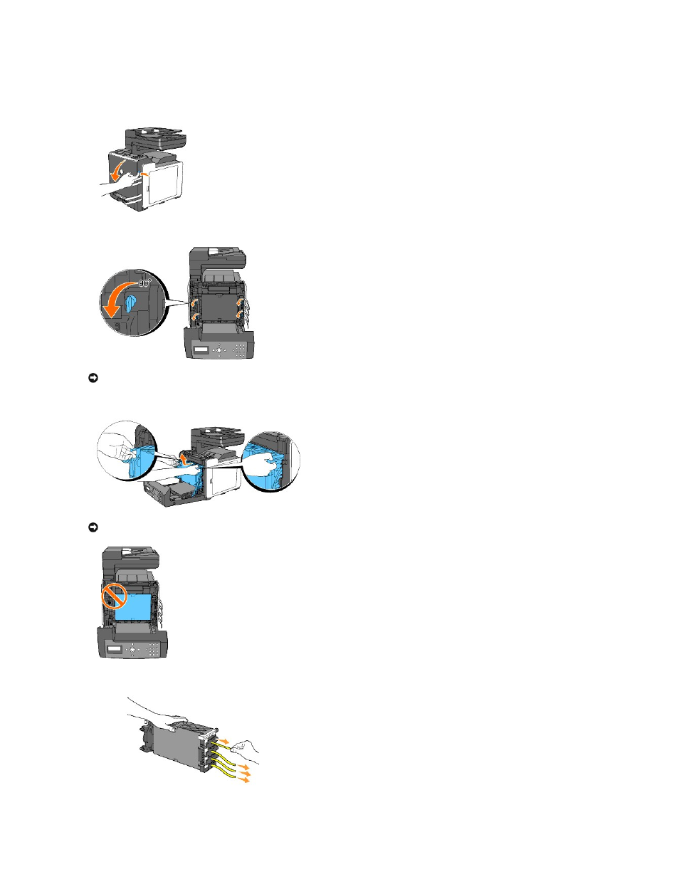 Installing the phd unit | Dell 2135cn Color Laser Printer User Manual | Page 205 / 260