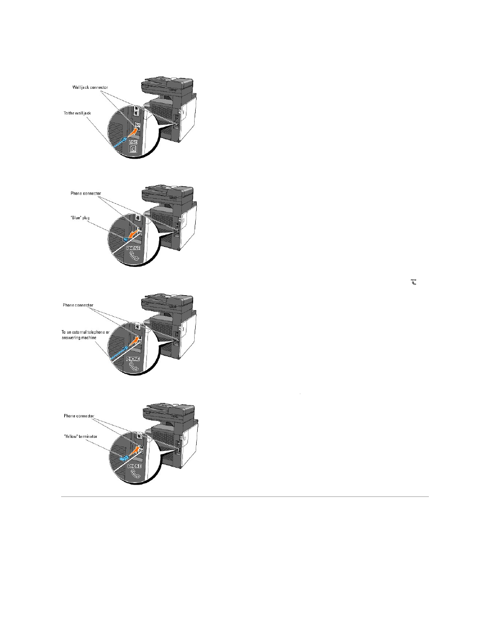 Using the reset button | Dell 2135cn Color Laser Printer User Manual | Page 212 / 260