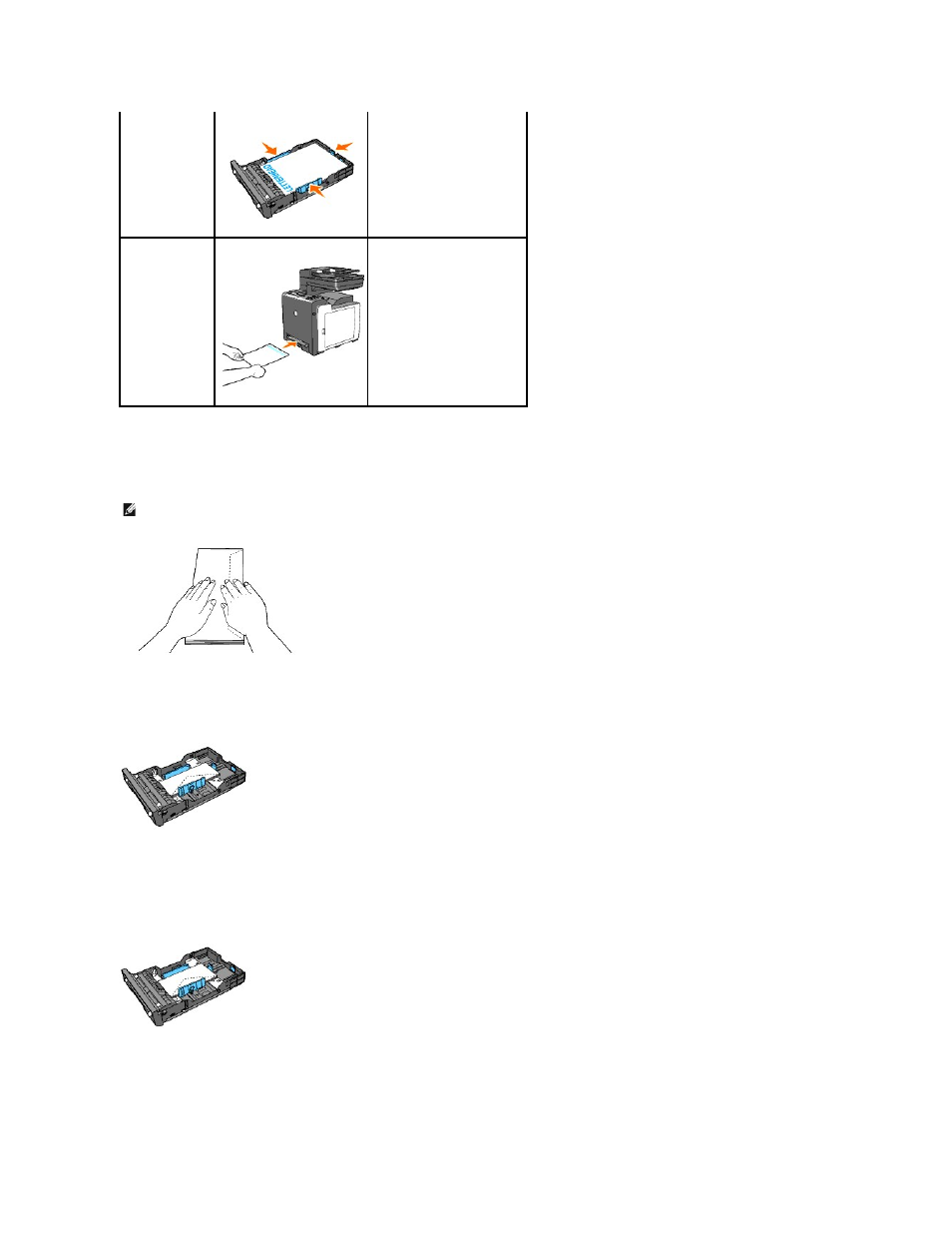 Loading envelopes | Dell 2135cn Color Laser Printer User Manual | Page 256 / 260