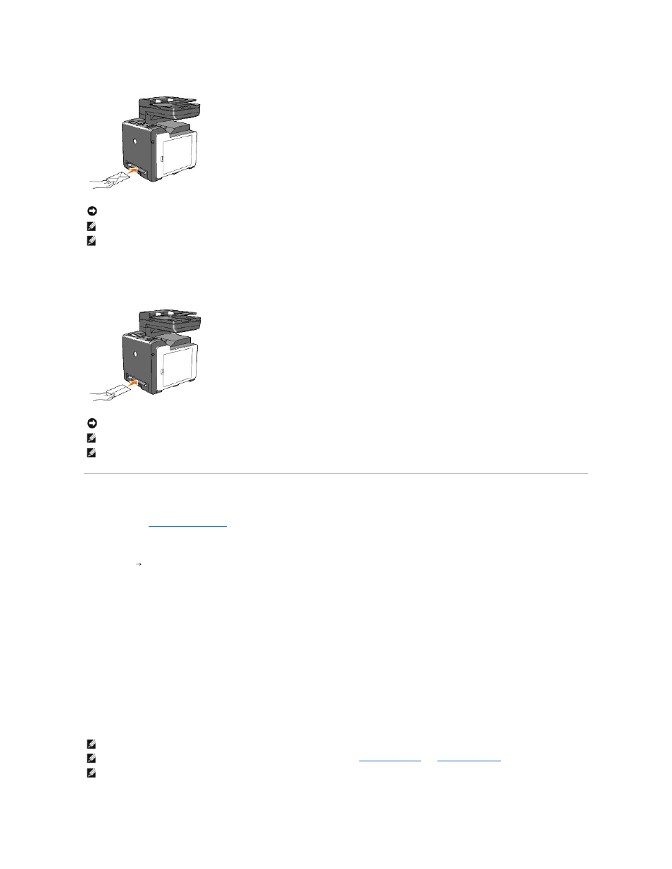 Manual duplex printing | Dell 2135cn Color Laser Printer User Manual | Page 258 / 260