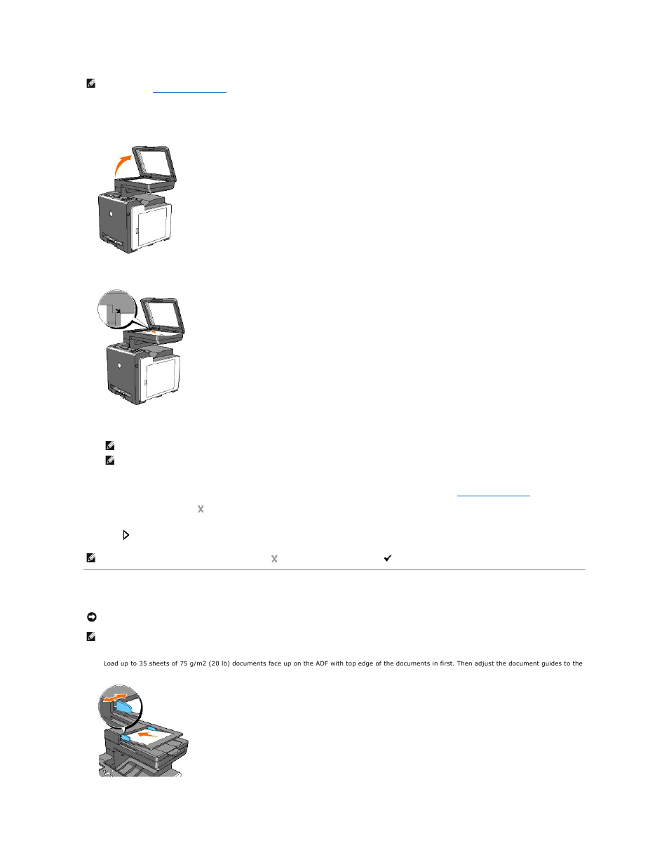 Making copies from the adf | Dell 2135cn Color Laser Printer User Manual | Page 81 / 260