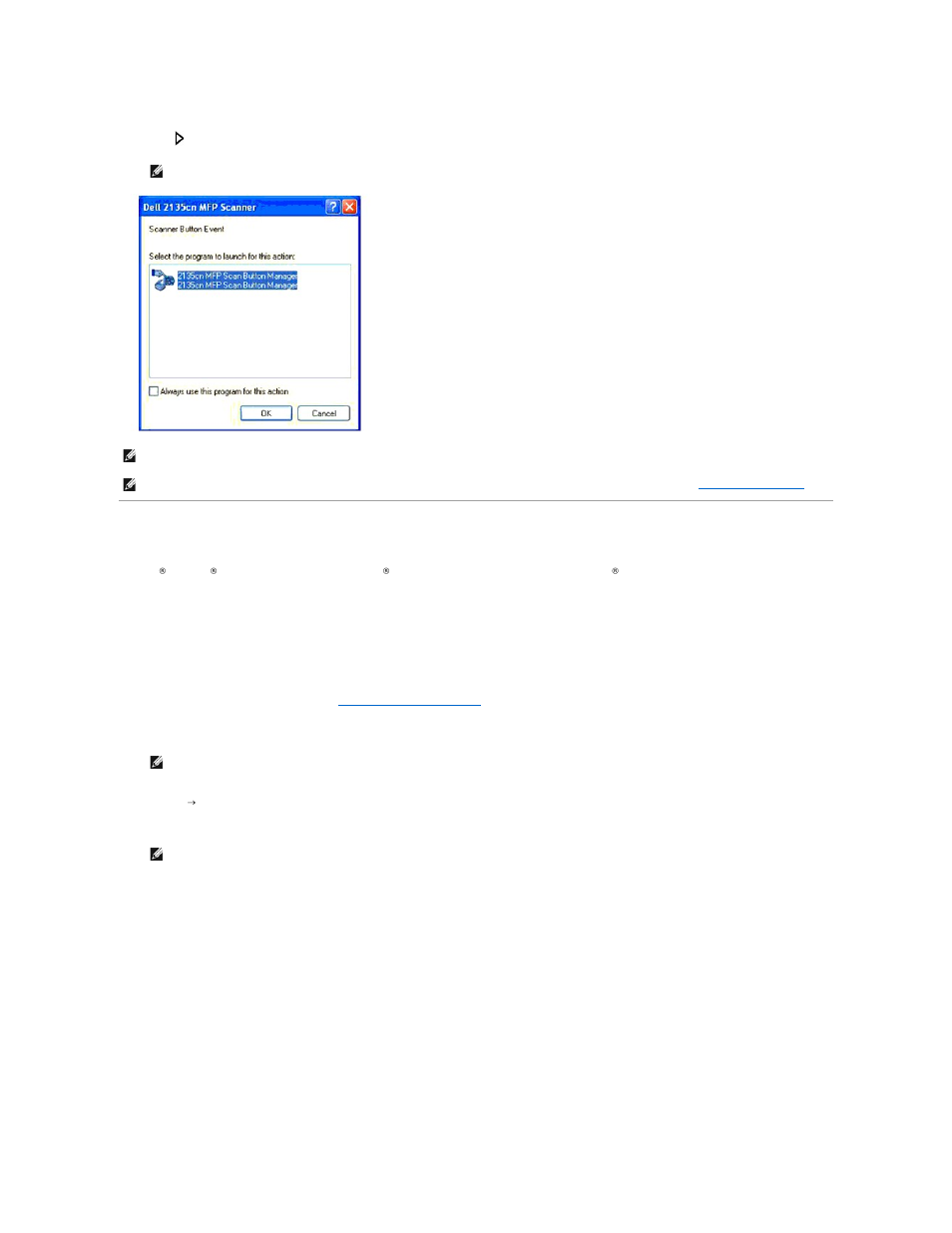 Scanning using the twain driver | Dell 2135cn Color Laser Printer User Manual | Page 91 / 260