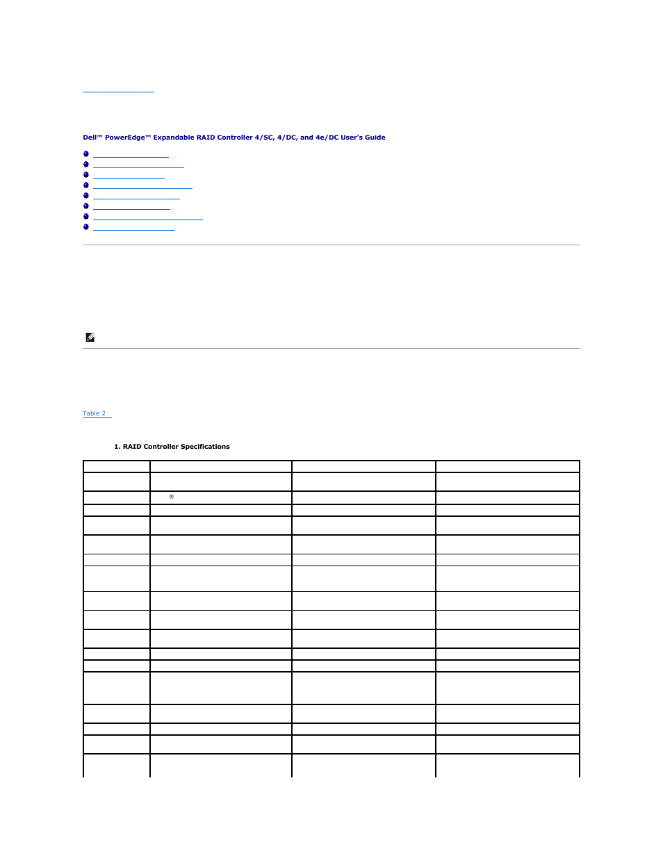 Raid controller features, Hardware requirements, Raid controller specifications | Dell PERC 4/DC User Manual | Page 3 / 92