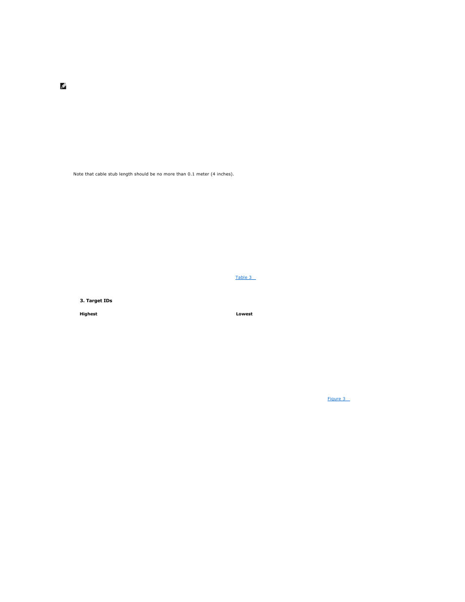 Step 6 set target ids, Step 7 set scsi termination | Dell PERC 4/DC User Manual | Page 58 / 92