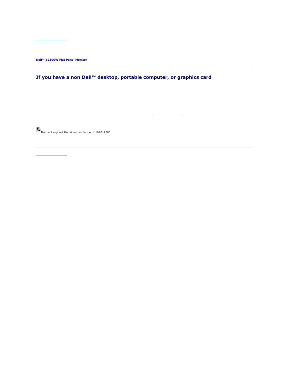 Setting up your monitor | Dell S2309WFP Monitor User Manual | Page 12 / 30