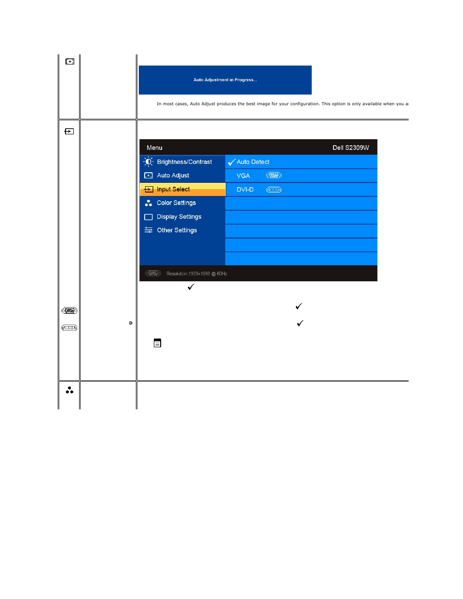 Dell S2309WFP Monitor User Manual | Page 16 / 30