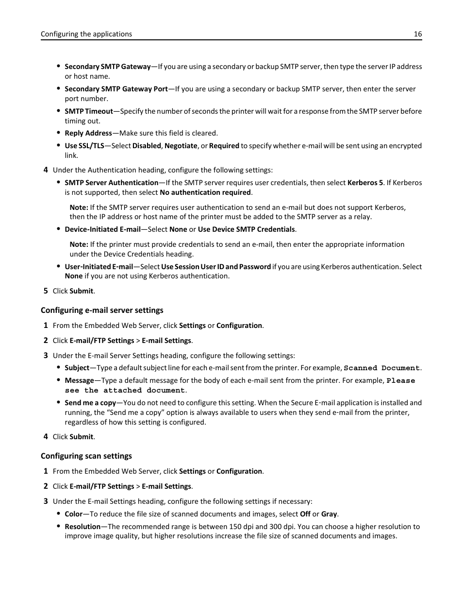 Dell B3465dnf Mono Laser Multifunction Printer User Manual | Page 16 / 52