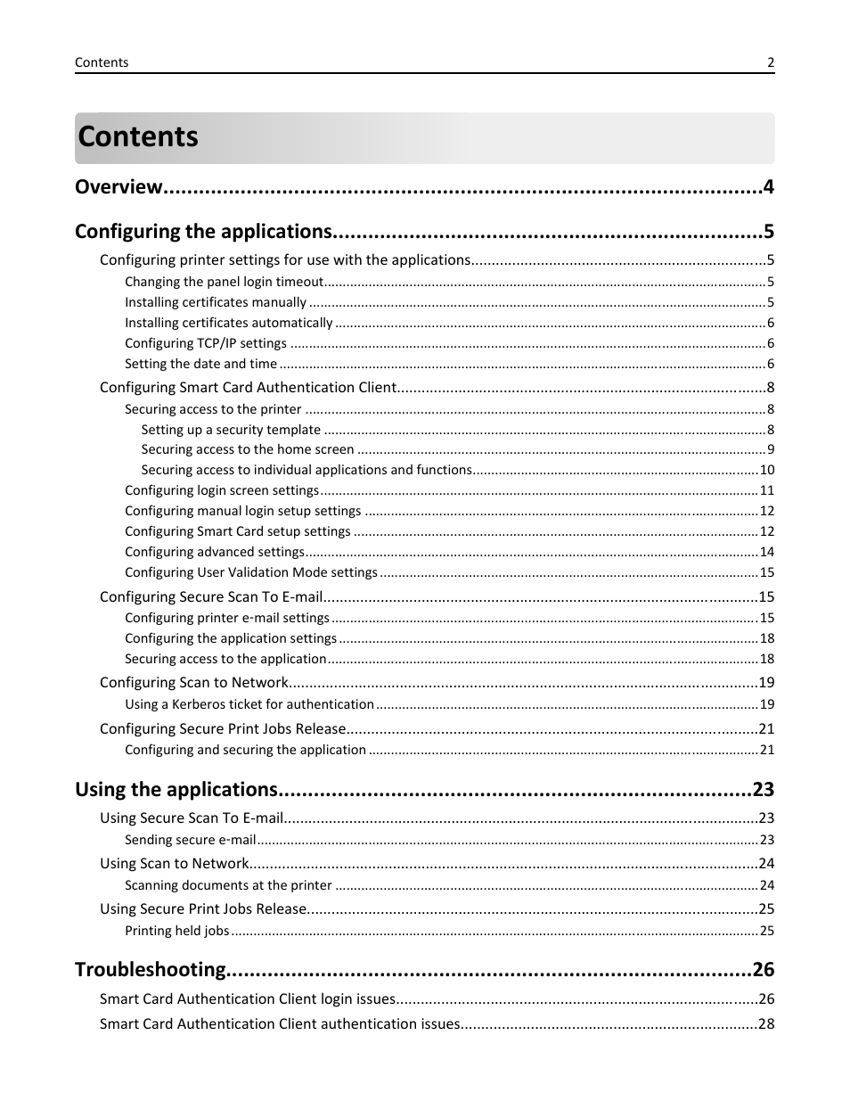 Dell B3465dnf Mono Laser Multifunction Printer User Manual | Page 2 / 52