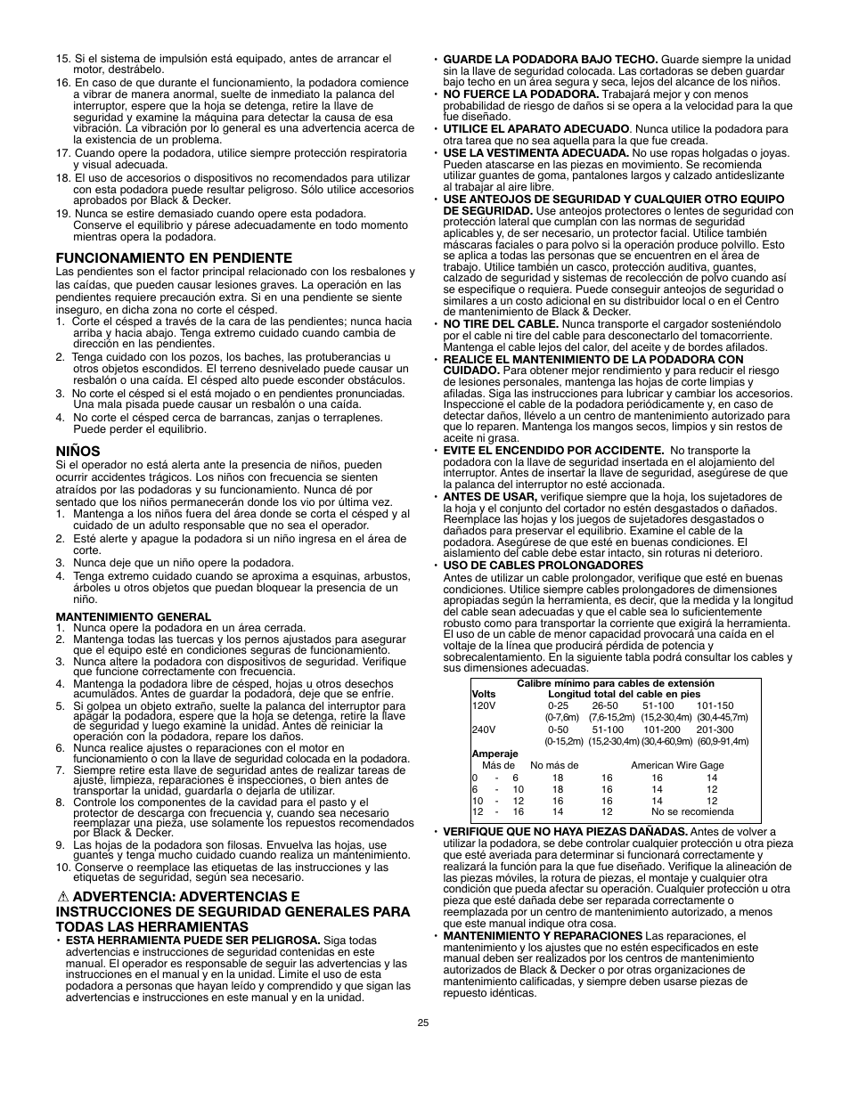 Black & Decker 90514757 User Manual | Page 25 / 32