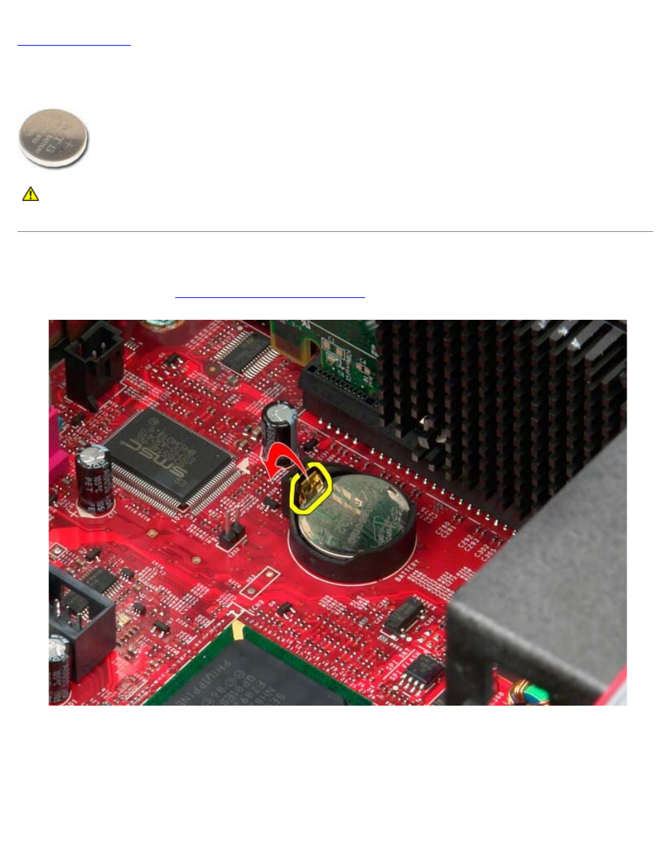 Coin-cell battery, Removing the coin-cell battery | Dell OptiPlex 780 User Manual | Page 25 / 89