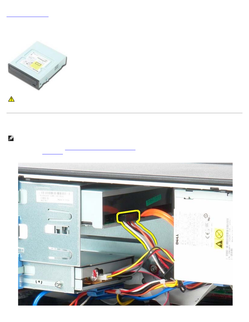 Optical drive, Removing the optical drive | Dell OptiPlex 780 User Manual | Page 28 / 89