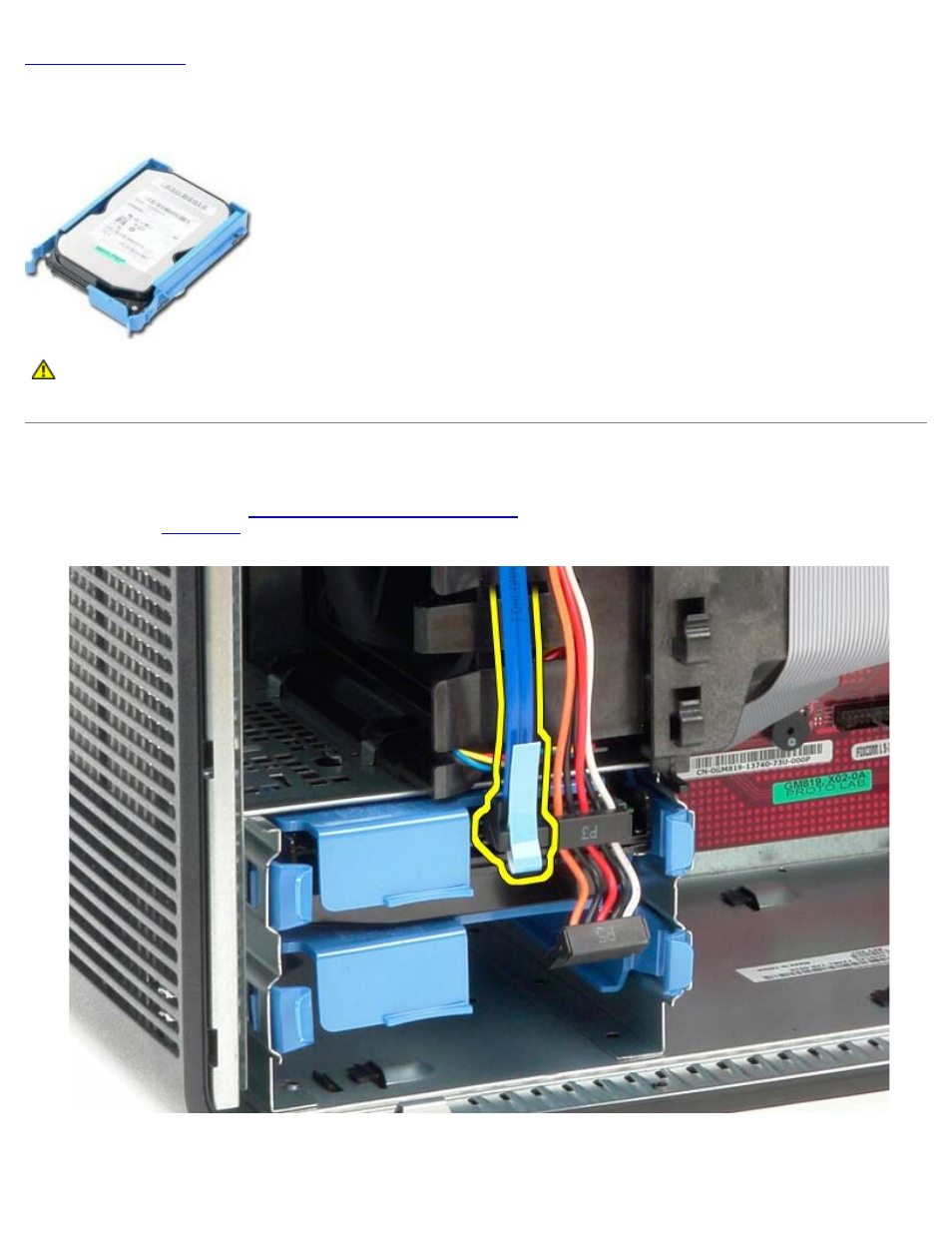 Hard drive, Removing the hard drive | Dell OptiPlex 780 User Manual | Page 35 / 89