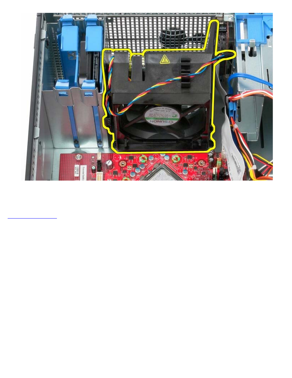 Replacing the system fan | Dell OptiPlex 780 User Manual | Page 64 / 89