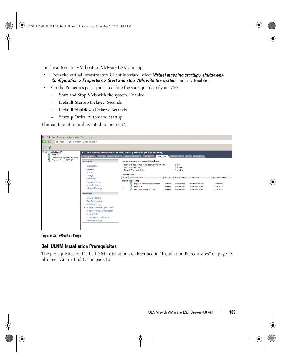 Dell ulnm installation prerequisites | Dell UPS 1000T User Manual | Page 105 / 147
