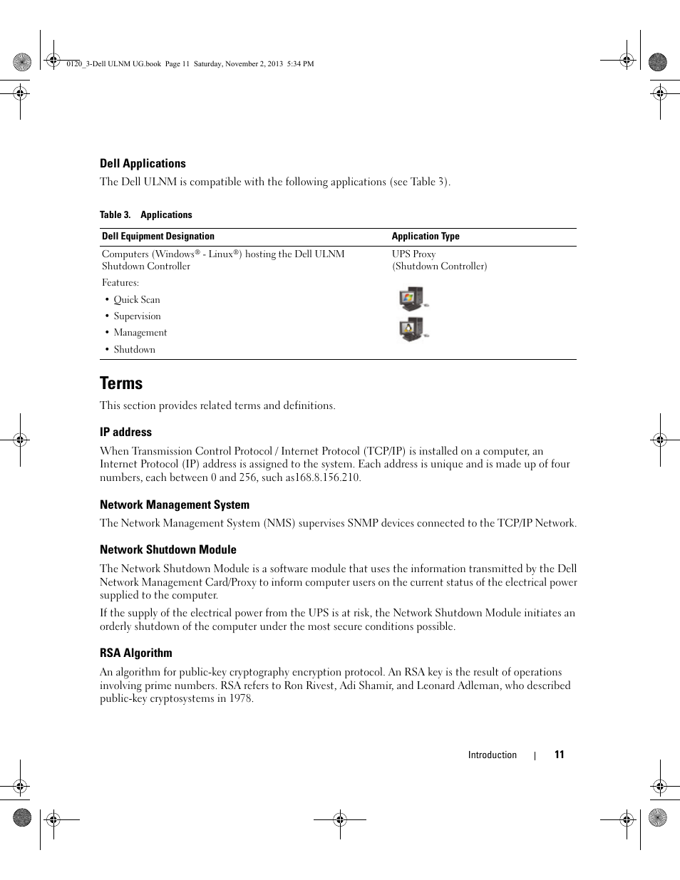 Terms | Dell UPS 1000T User Manual | Page 11 / 147