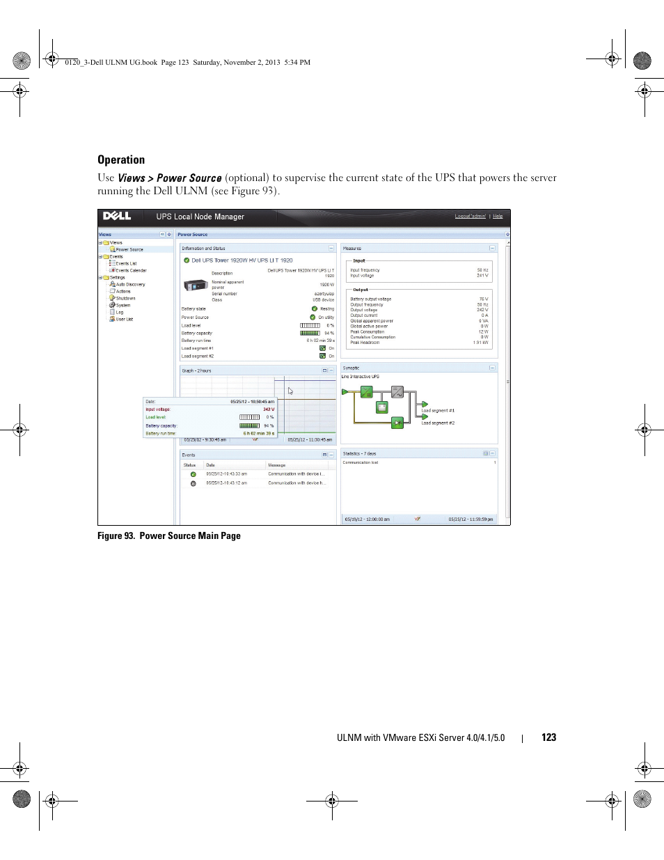 Operation | Dell UPS 1000T User Manual | Page 123 / 147