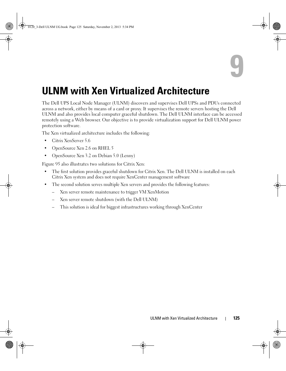 Ulnm with xen virtualized architecture, 9 ulnm with xen virtualized architecture | Dell UPS 1000T User Manual | Page 125 / 147